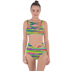 Mermaid And Unicorn Colors For Joy Bandaged Up Bikini Set  by pepitasart