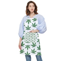 Weed Pattern Pocket Apron by Valentinaart