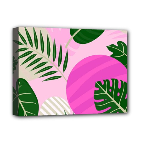 Tropical Pattern Deluxe Canvas 16  X 12  (stretched)  by Valentinaart