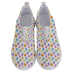 Dot Pattern No Lace Lightweight Shoes by Valentinaart