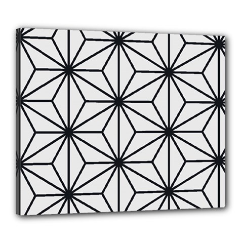 Black And White Pattern Canvas 24  X 20  (stretched) by Valentinaart