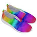 Watercolor rainbow No Lace Lightweight Shoes View3