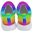 Watercolor rainbow No Lace Lightweight Shoes View4