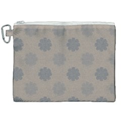 Floral Pattern Canvas Cosmetic Bag (xxl) by Valentinaart