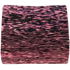 Pink  Waves Flow Series 11 Seat Cushion by DimitriosArt