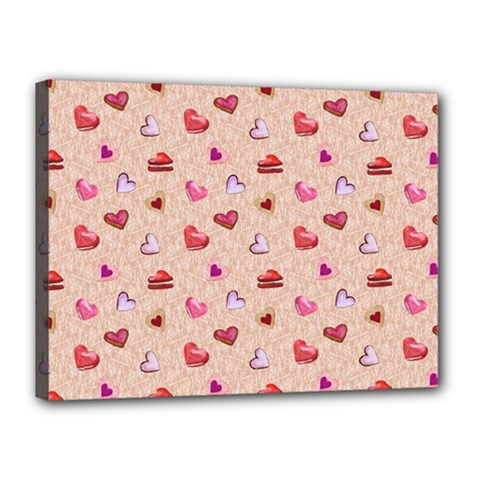 Sweet Heart Canvas 16  X 12  (stretched) by SychEva