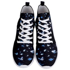 Sparkle Butterfly Men s Lightweight High Top Sneakers by Sparkle