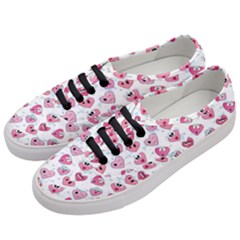 Funny Hearts Women s Classic Low Top Sneakers by SychEva