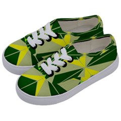 Abstract Pattern Geometric Backgrounds   Kids  Classic Low Top Sneakers by Eskimos