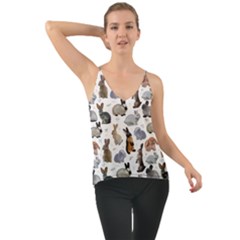 Funny Bunny Chiffon Cami by SychEva