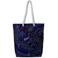 Braille Flow Full Print Rope Handle Tote (small) by MRNStudios
