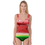 Painted watermelon pattern, fruit themed apparel Princess Tank Leotard 