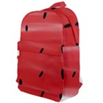 Painted watermelon pattern, fruit themed apparel Classic Backpack