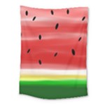 Painted watermelon pattern, fruit themed apparel Medium Tapestry