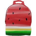 Painted watermelon pattern, fruit themed apparel Mini Full Print Backpack