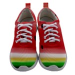 Painted watermelon pattern, fruit themed apparel Athletic Shoes