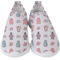 Pattern With Clothes For Newborns Kids  Slip On Sneakers by SychEva