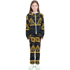Abstract Pattern Geometric Backgrounds   Kids  Tracksuit by Eskimos
