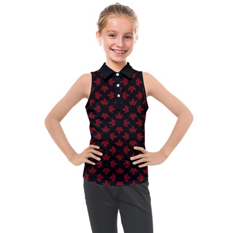 Cool Canada Kids  Sleeveless Polo Shirts by CanadaSouvenirs