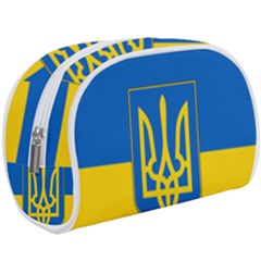 Flag Of Ukraine Coat Of Arms Make Up Case (large) by abbeyz71
