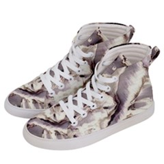 Abstract Wannabe Two Men s Hi-top Skate Sneakers by MRNStudios