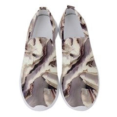 Abstract Wannabe Two Women s Slip On Sneakers by MRNStudios