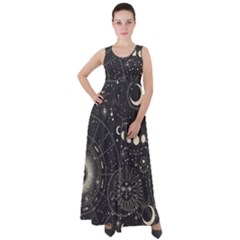 Magic-patterns Empire Waist Velour Maxi Dress by CoshaArt