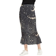 Magic-patterns Maxi Fishtail Chiffon Skirt by CoshaArt