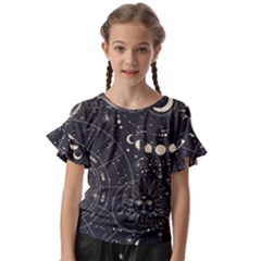 Magic-patterns Kids  Cut Out Flutter Sleeves by CoshaArt