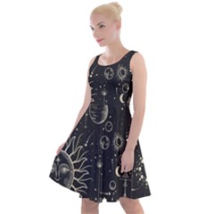 Mystic Patterns Knee Length Skater Dress by CoshaArt