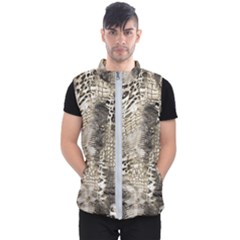 Luxury Snake Print Men s Puffer Vest by CoshaArt