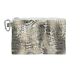 Luxury Snake Print Canvas Cosmetic Bag (large) by CoshaArt