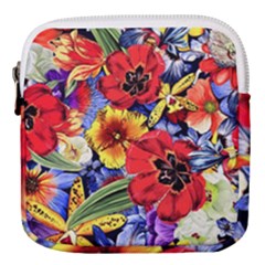 Flower Pattern Mini Square Pouch by CoshaArt
