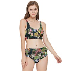 Tropical Pattern Frilly Bikini Set by CoshaArt