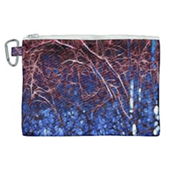 Autumn Fractal Forest Background Canvas Cosmetic Bag (xl) by Amaryn4rt