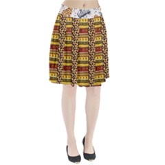 Abbey Abstract Safari Safari Safari Pop Tropical Girls 2 With Texture Pleated Skirt by MickiRedd