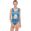 Abstract pattern geometric backgrounds   Center Cut Out Swimsuit View1