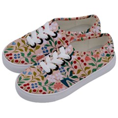 Floral Kids  Classic Low Top Sneakers by Sparkle