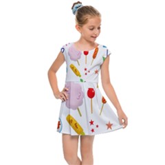 Summer-fair-food-goldfish Copy Copy Kids  Cap Sleeve Dress by Nexatart