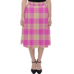 Pink Tartan 4 Classic Midi Skirt