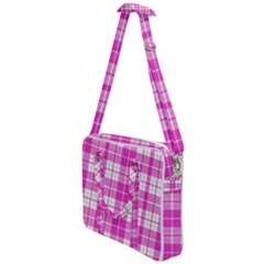 Pink Tartan Cross Body Office Bag by tartantotartanspink2