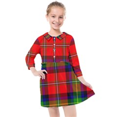 Boyd Tartan Kids  Quarter Sleeve Shirt Dress by tartantotartansreddesign