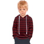 Tartan Red Kids  Overhead Hoodie