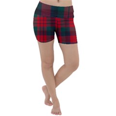 Macduff Modern Tartan Lightweight Velour Yoga Shorts by tartantotartansallreddesigns