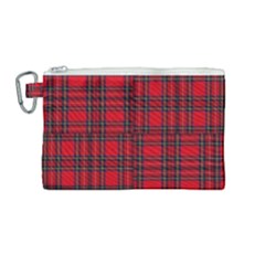 Royal Stewart Tartan Canvas Cosmetic Bag (medium) by tartantotartansreddesign2