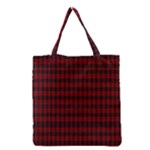 Tartan Red Grocery Tote Bag