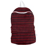 Tartan Red Foldable Lightweight Backpack