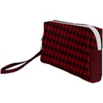 Tartan Red Wristlet Pouch Bag (Small)