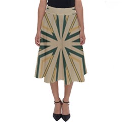 Abstract Pattern Geometric Backgrounds   Perfect Length Midi Skirt by Eskimos
