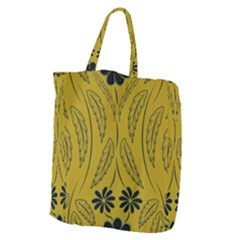 Folk Flowers Print Floral Pattern Ethnic Art Giant Grocery Tote